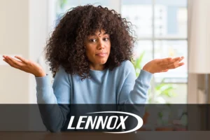 A female homeowner shrugs and looks confused about whether to invest in a boiler or a furnace for her Springfield, IL home.