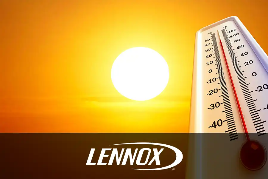 BORMIDA HEATING & COOLING - Temperature rising on a thermometer sitting in the hot sun in Springfield, IL.